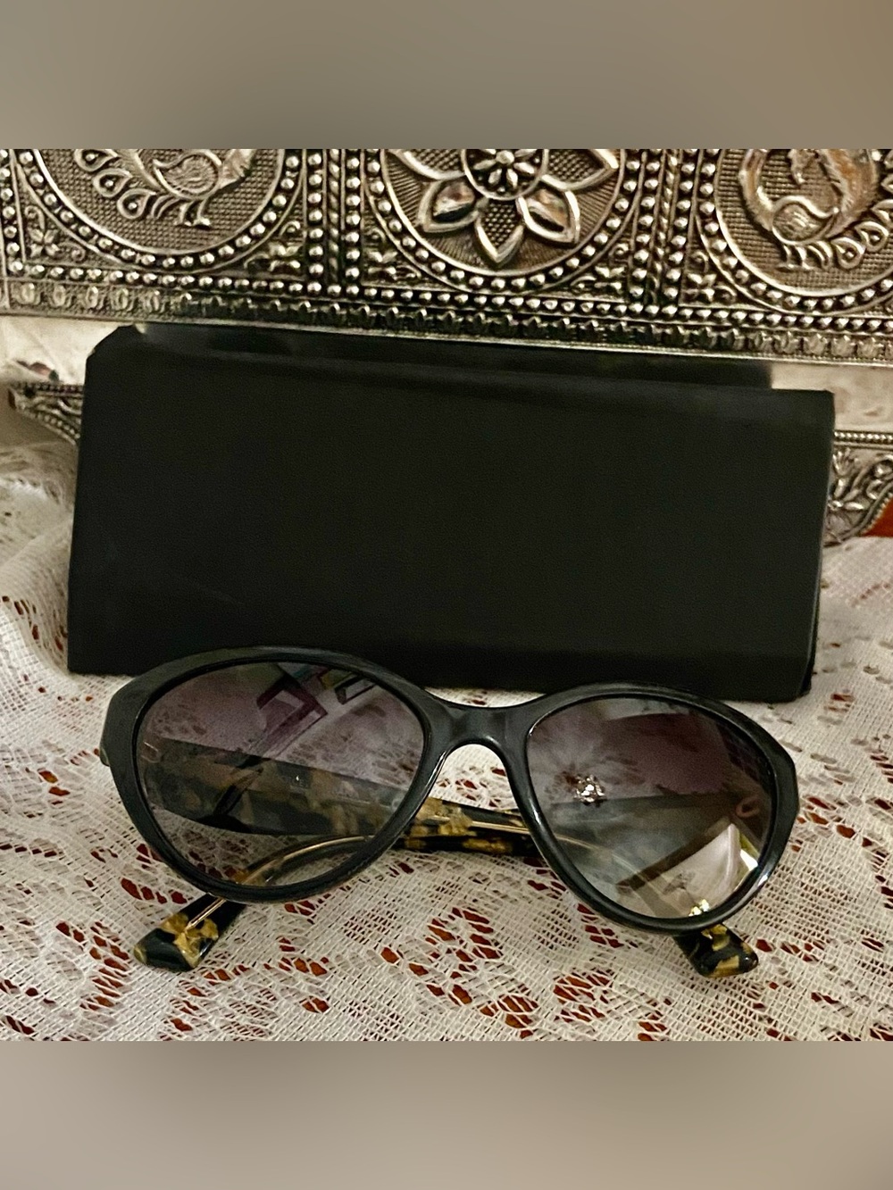 Vintage, Dolce Gabbana Cat Eye Sunglasses DG4109 2744RG 55#18 3N